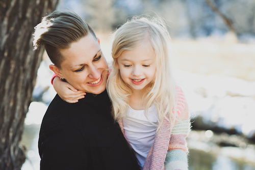 Dr. Pollack and daughter